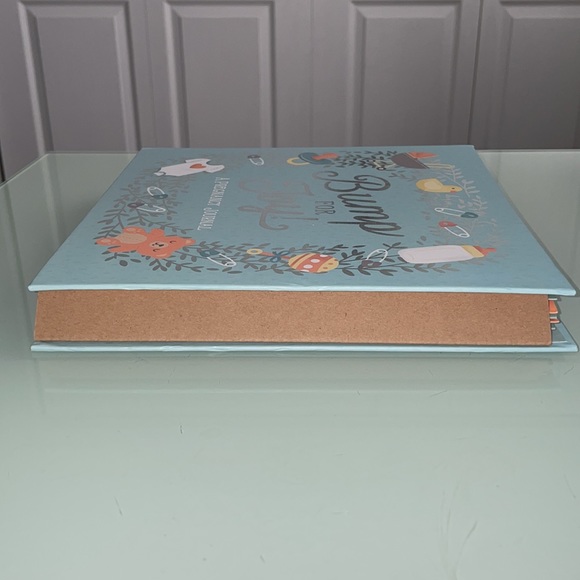 Bump For Joy Pregnancy Journal gender neutral pages trimester pastel spiral hard - Picture 6 of 10